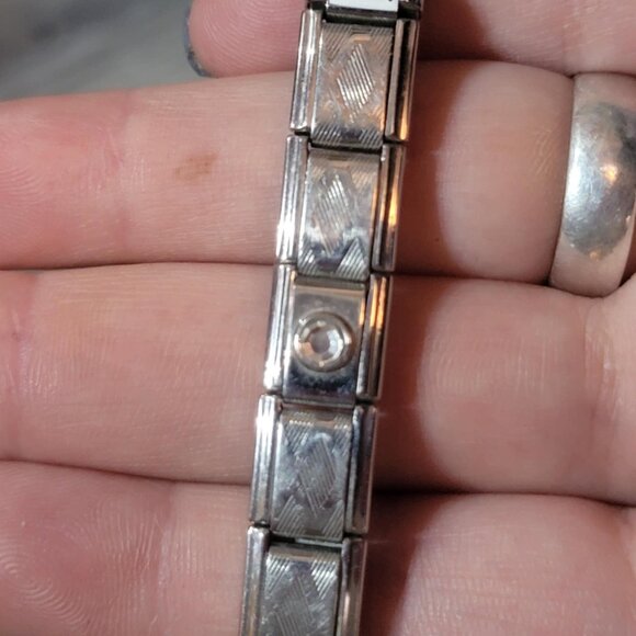 Vintage Y2K Italian Charm Bracelet 10 Charms 17 links Zoppini - Picture 4 of 10